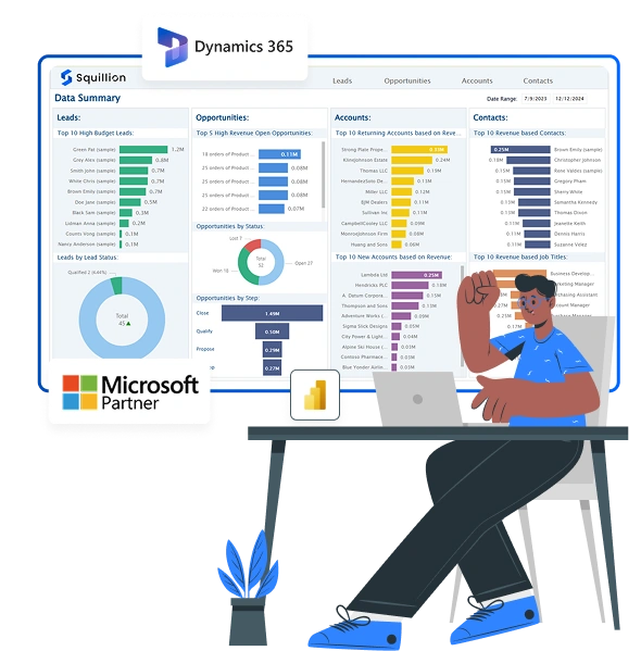 hero section dynamic 365 CRM